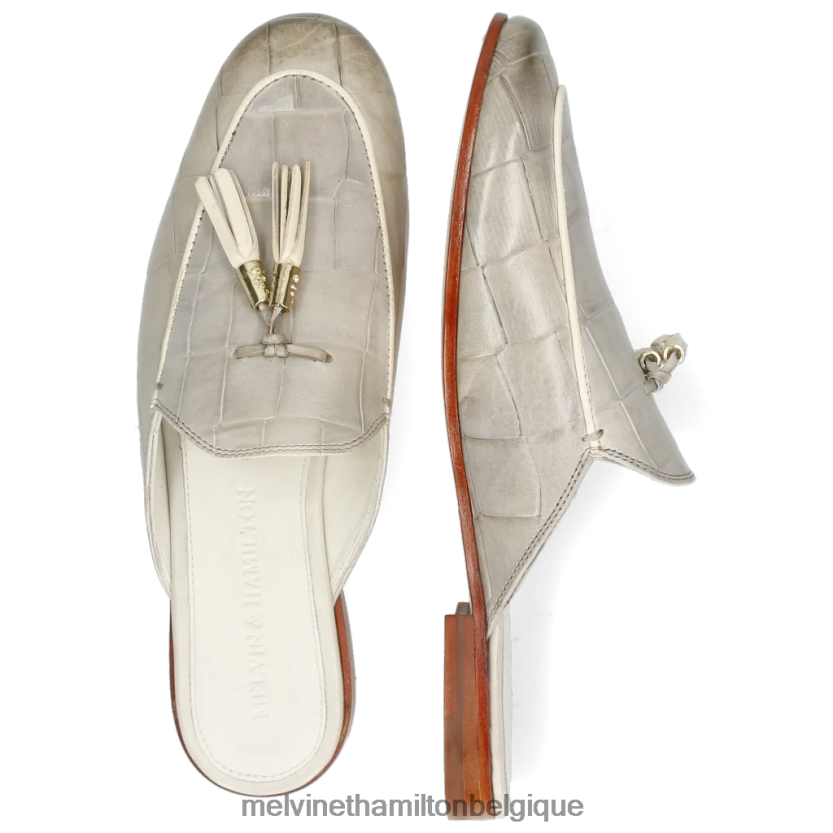 Melvin & Hamilton femmes écarlate 2 R442281718 mules gris