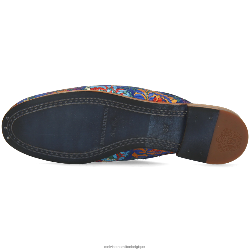 Melvin & Hamilton femmes écarlate 2 R442281743 mules bleu