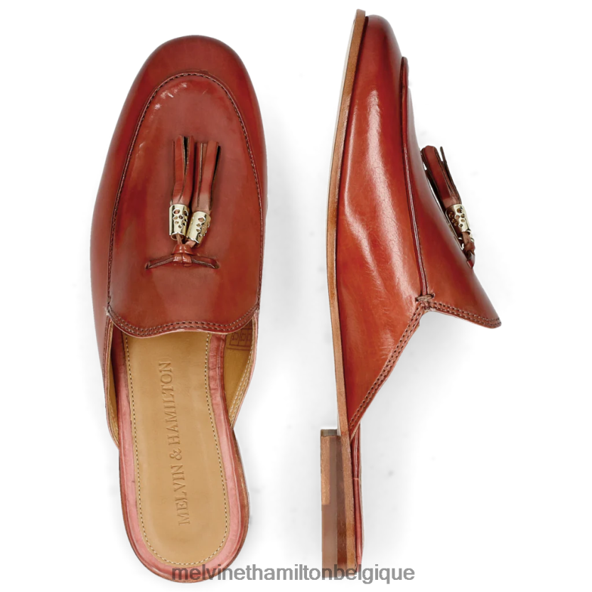 Melvin & Hamilton femmes écarlate 2 R442281770 mules rouge