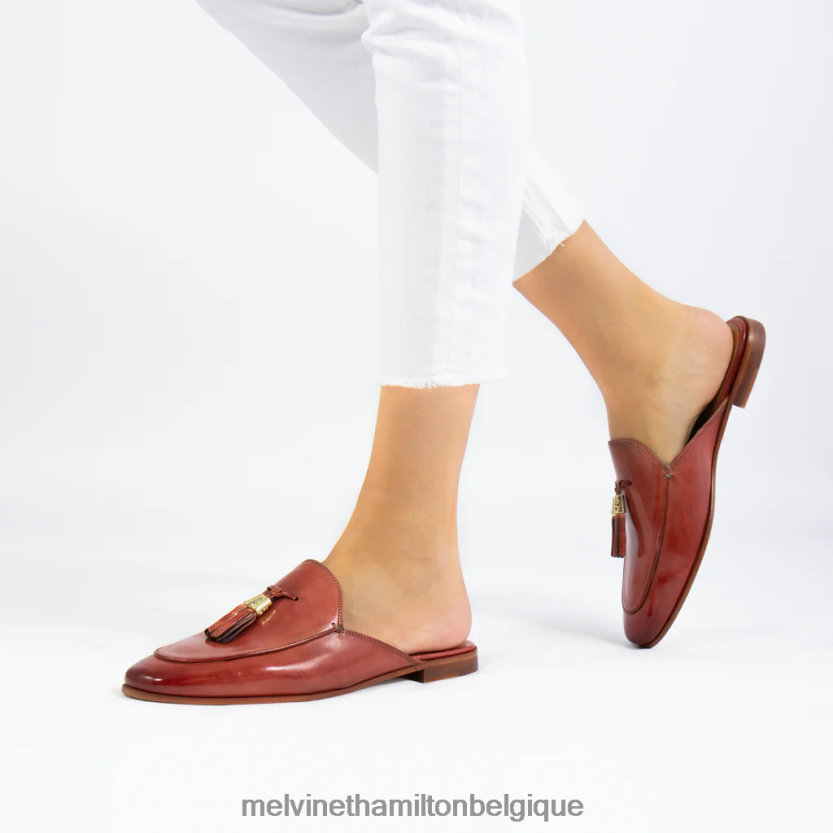 Melvin & Hamilton femmes écarlate 2 R442281770 mules rouge