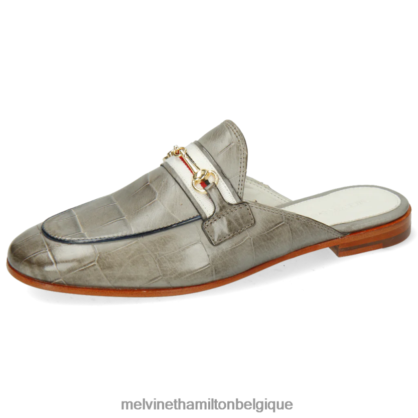 Melvin & Hamilton femmes écarlate 46 R442281672 mules gris