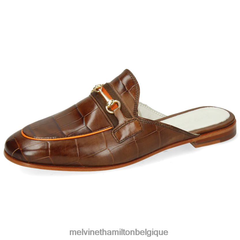 Melvin & Hamilton femmes écarlate 46 R442281708 mules brun