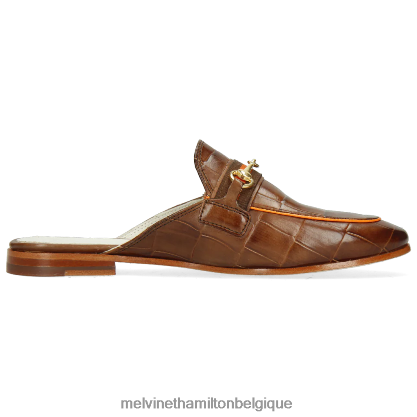Melvin & Hamilton femmes écarlate 46 R442281708 mules brun