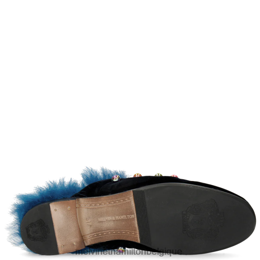 Melvin & Hamilton femmes écarlate 4 R442281746 mules bleu