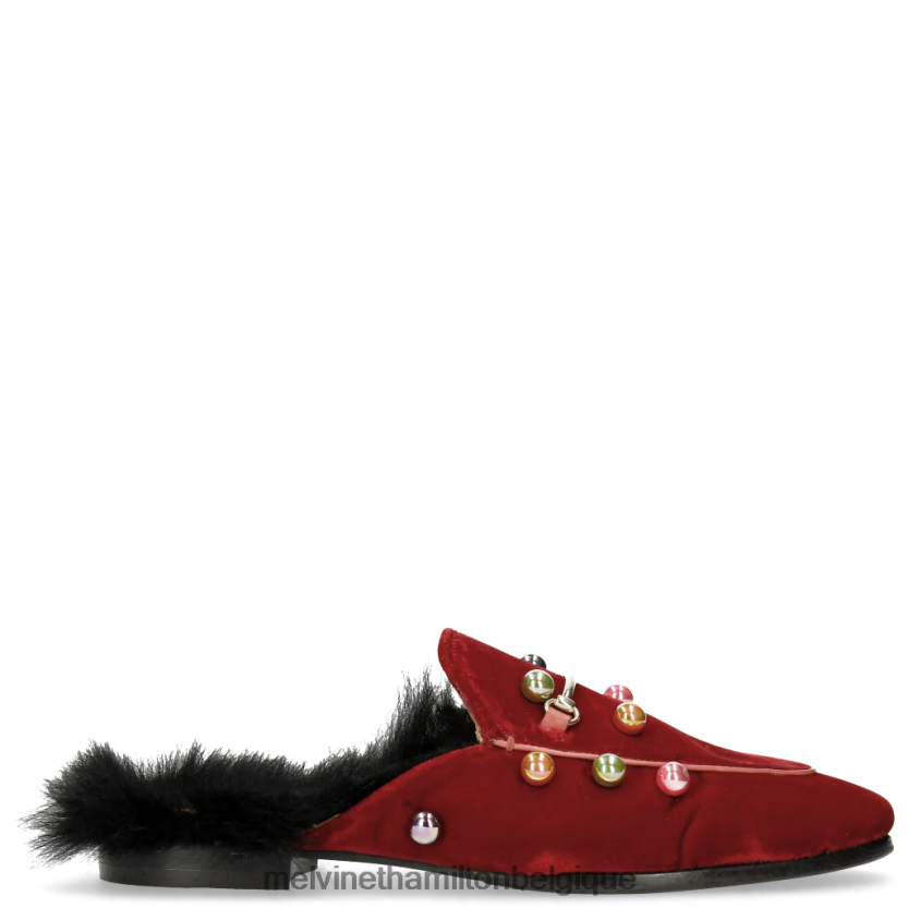 Melvin & Hamilton femmes écarlate 4 R442281751 mules rouge