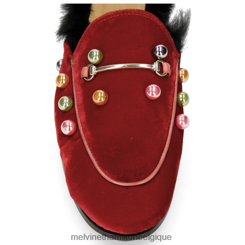 Melvin & Hamilton femmes écarlate 4 R442281751 mules rouge