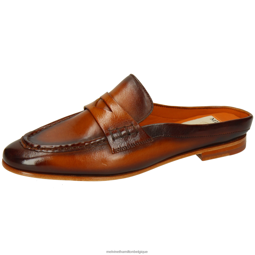 Melvin & Hamilton femmes écarlate 71 R442281549 mules brun