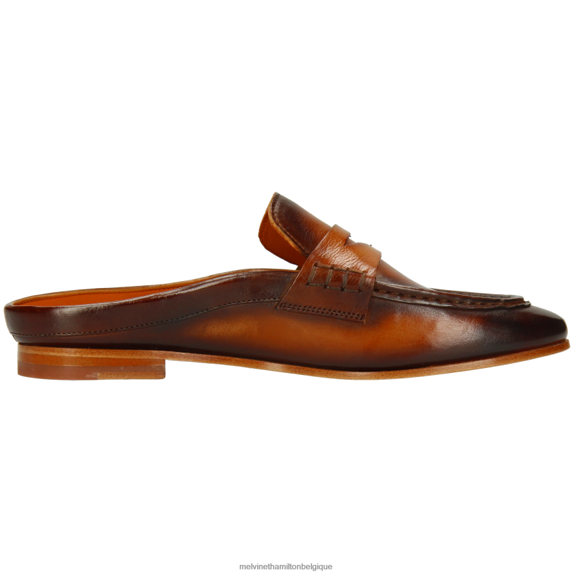 Melvin & Hamilton femmes écarlate 71 R442281549 mules brun