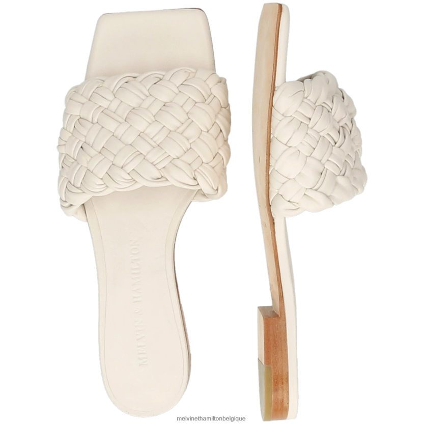 Melvin & Hamilton femmes églantine 1 R442281533 mules blanc