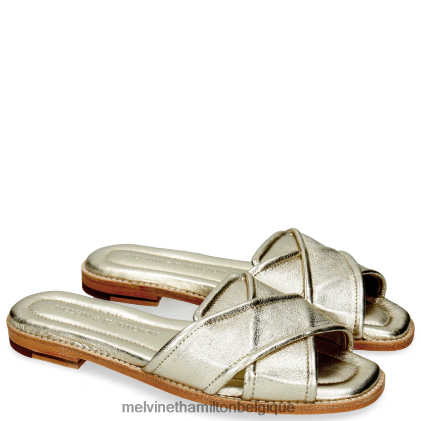 Melvin & Hamilton femmes Élodie 14 R442281706 mules or