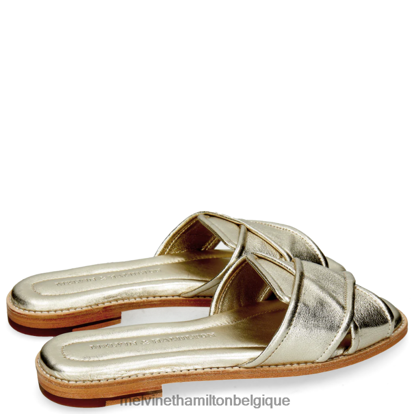 Melvin & Hamilton femmes Élodie 14 R442281706 mules or