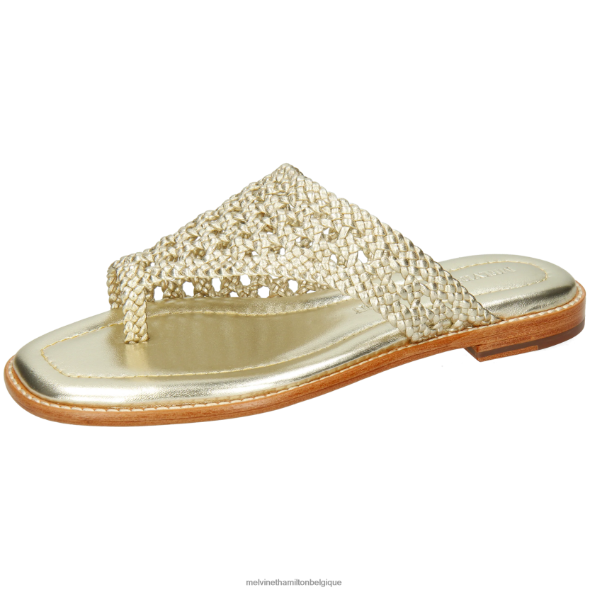 Melvin & Hamilton femmes Élodie 16 R442281561 mules or