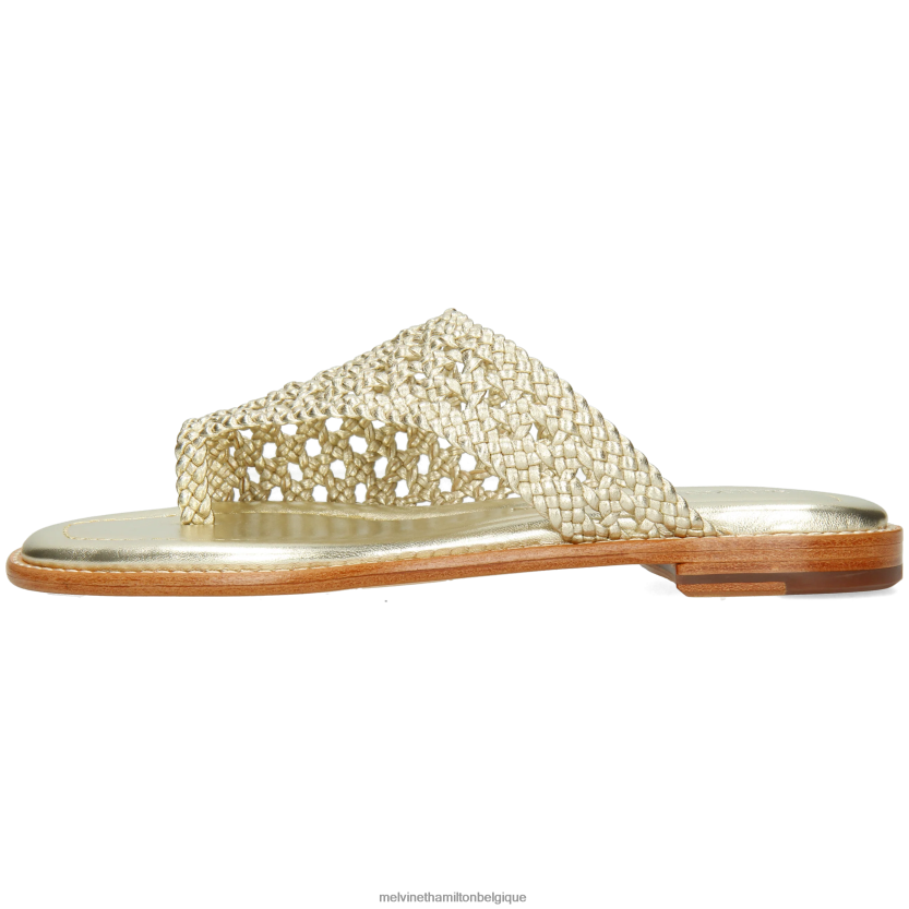 Melvin & Hamilton femmes Élodie 16 R442281561 mules or