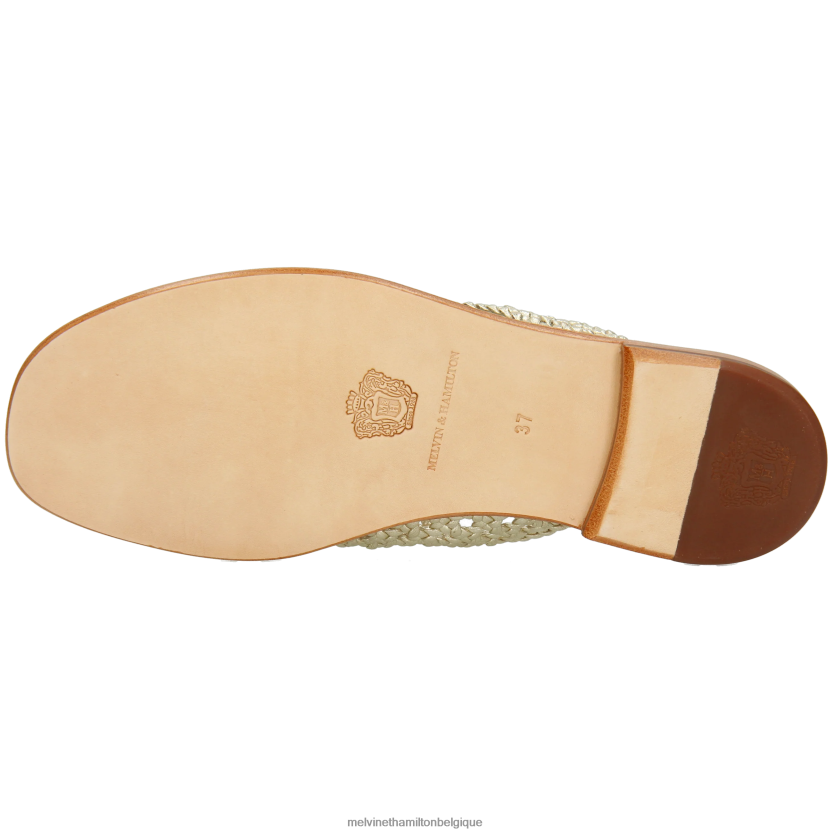 Melvin & Hamilton femmes Élodie 16 R442281561 mules or
