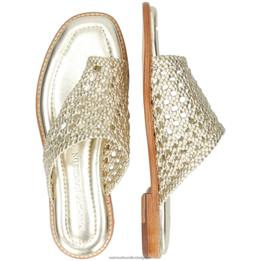 Melvin & Hamilton femmes Élodie 16 R442281561 mules or