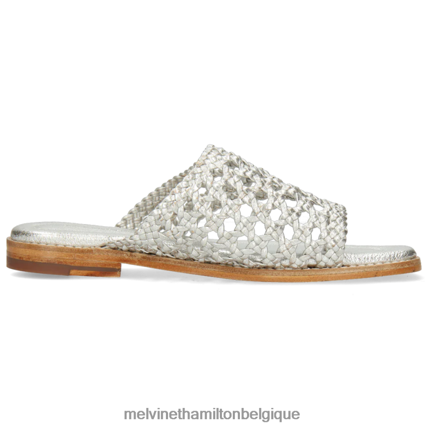 Melvin & Hamilton femmes Élodie 16 R442281681 mules argent