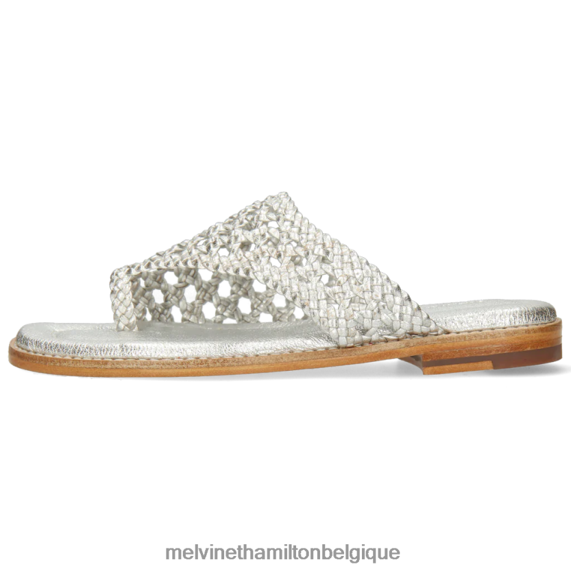 Melvin & Hamilton femmes Élodie 16 R442281681 mules argent