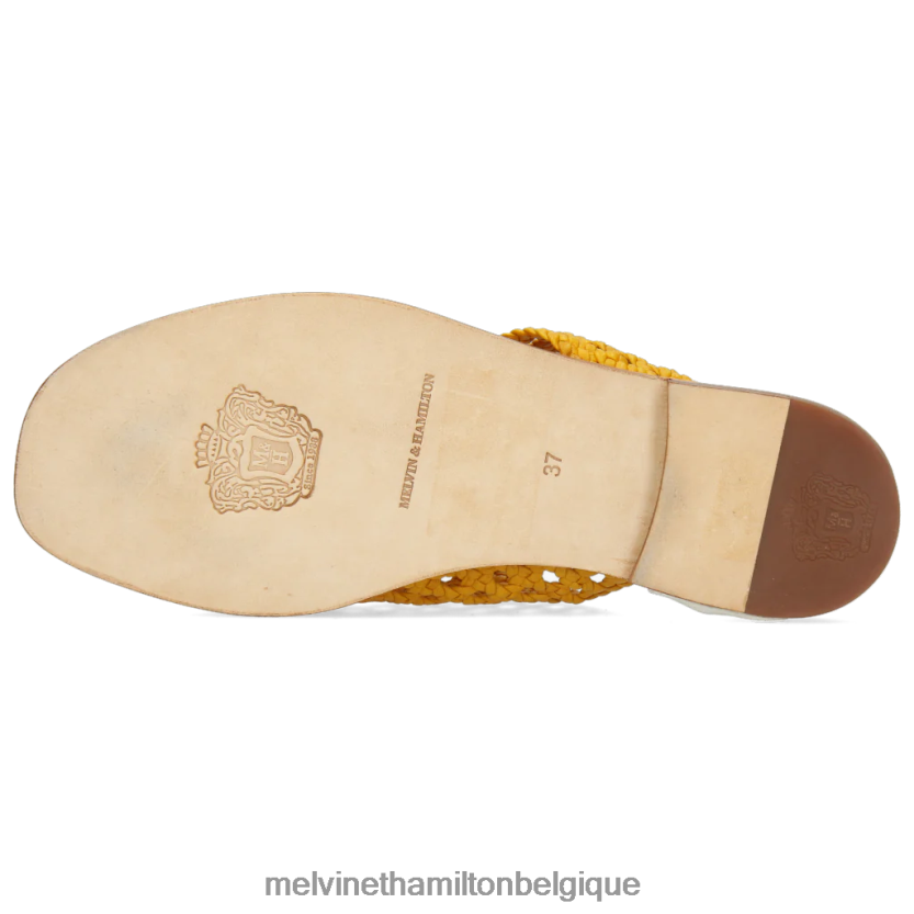 Melvin & Hamilton femmes Élodie 16 R442281731 mules jaune