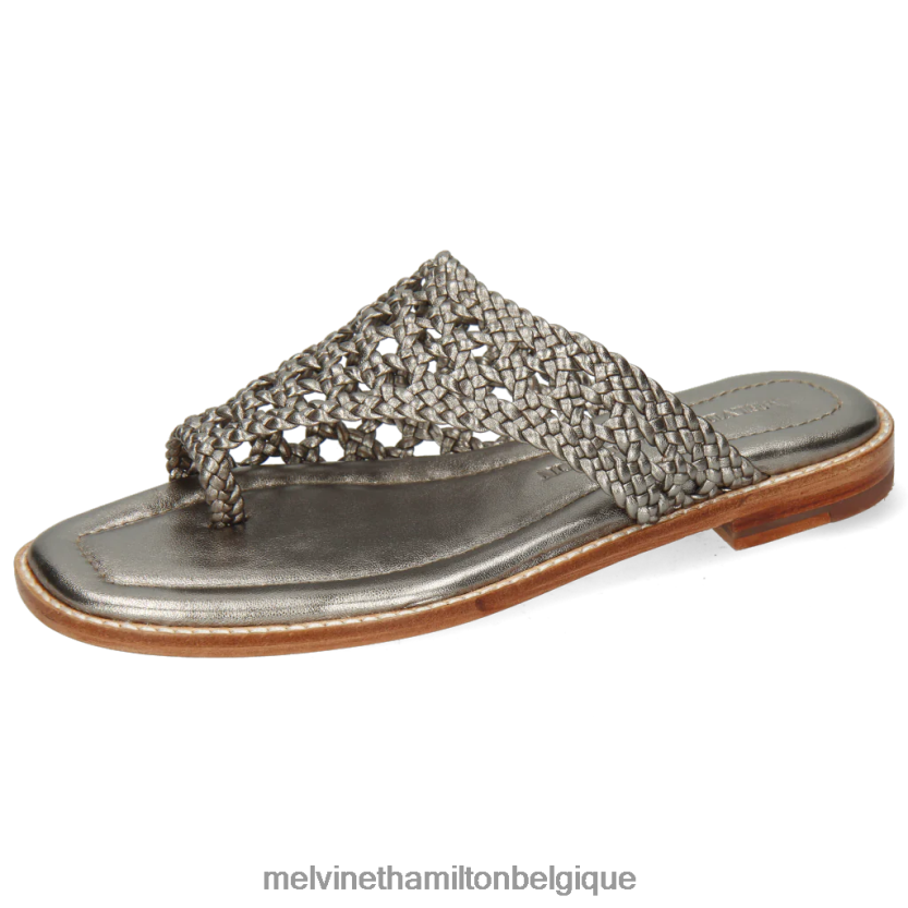 Melvin & Hamilton femmes Élodie 16 R442281749 mules argent