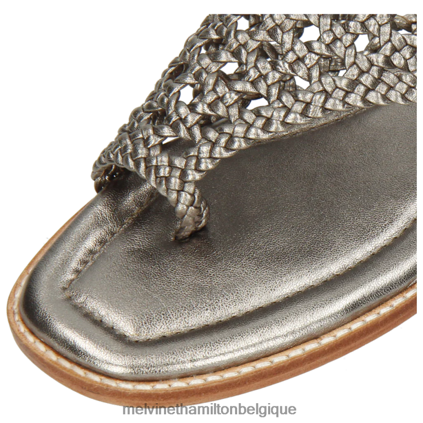 Melvin & Hamilton femmes Élodie 16 R442281749 mules argent