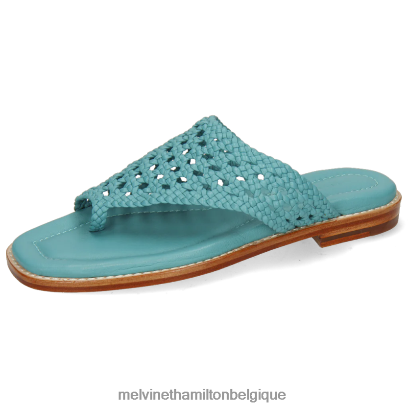Melvin & Hamilton femmes Élodie 16 R442281766 mules turquoise