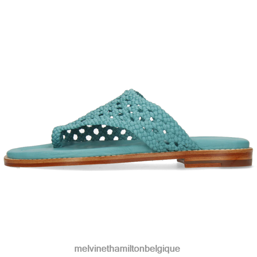 Melvin & Hamilton femmes Élodie 16 R442281766 mules turquoise