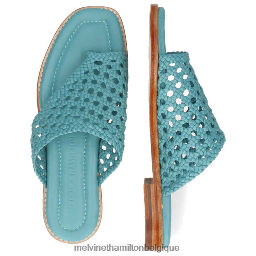 Melvin & Hamilton femmes Élodie 16 R442281766 mules turquoise