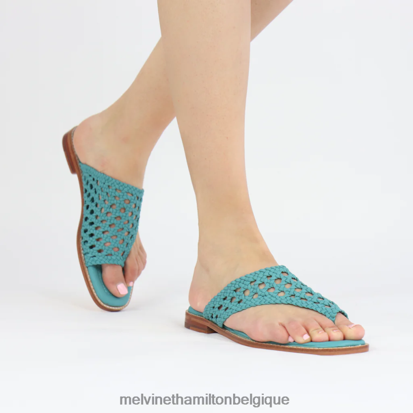 Melvin & Hamilton femmes Élodie 16 R442281766 mules turquoise