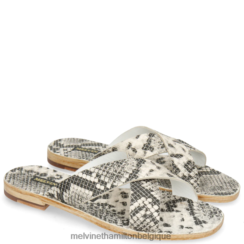 Melvin & Hamilton femmes Élodie 18 R442281757 mules gris