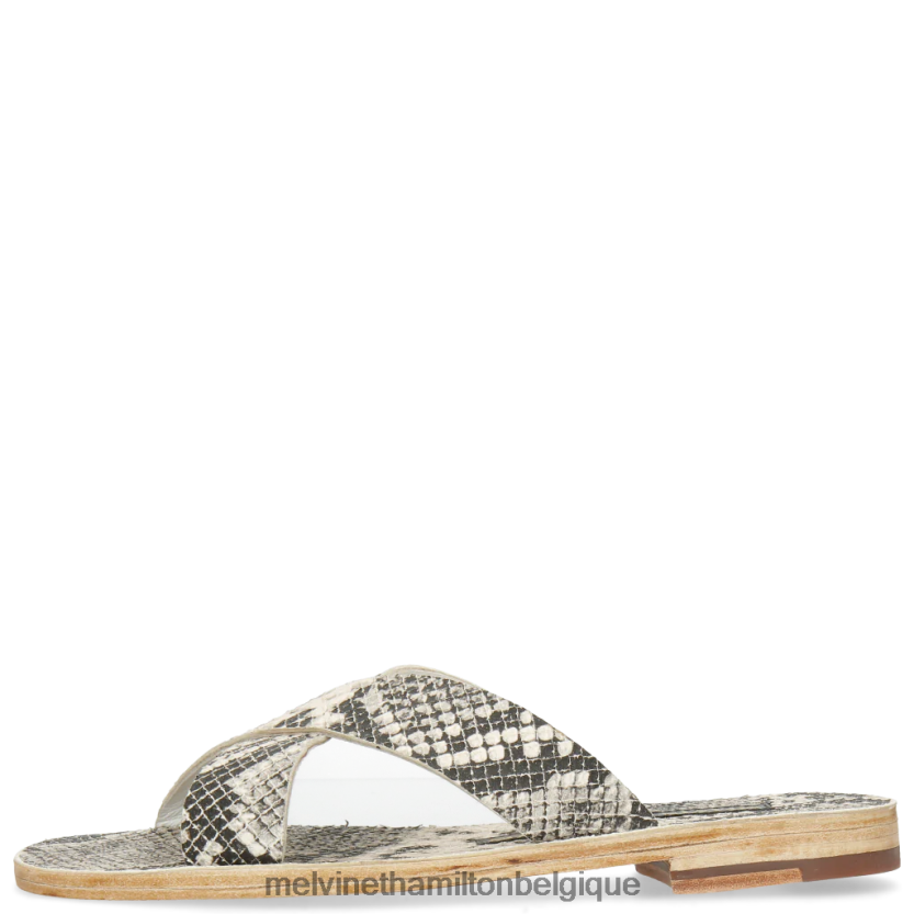 Melvin & Hamilton femmes Élodie 18 R442281757 mules gris