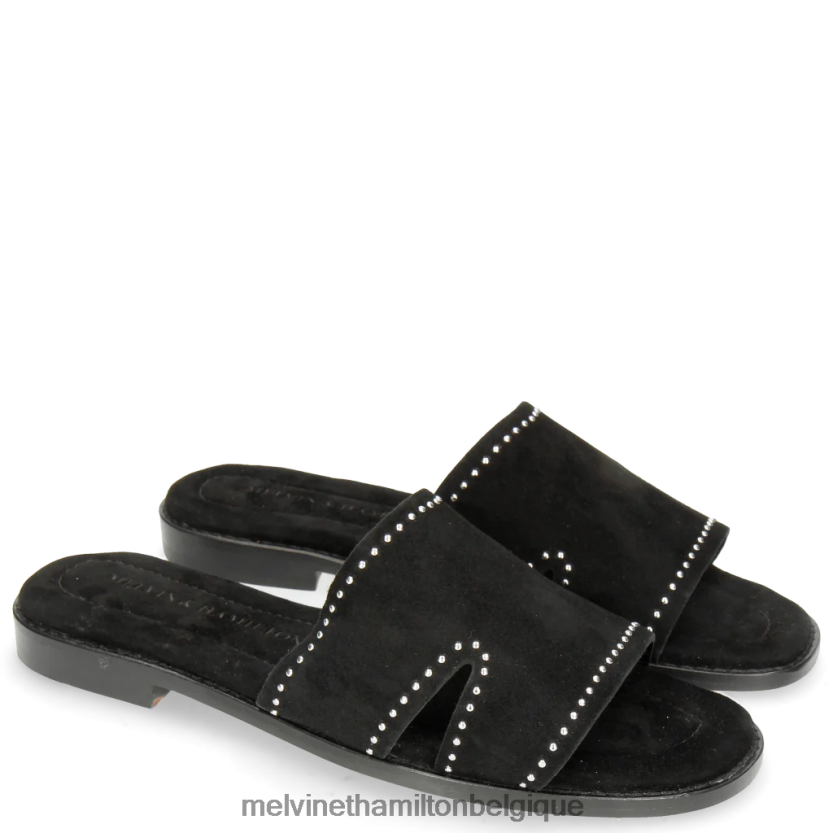Melvin & Hamilton femmes Élodie 20 R442281701 mules noir