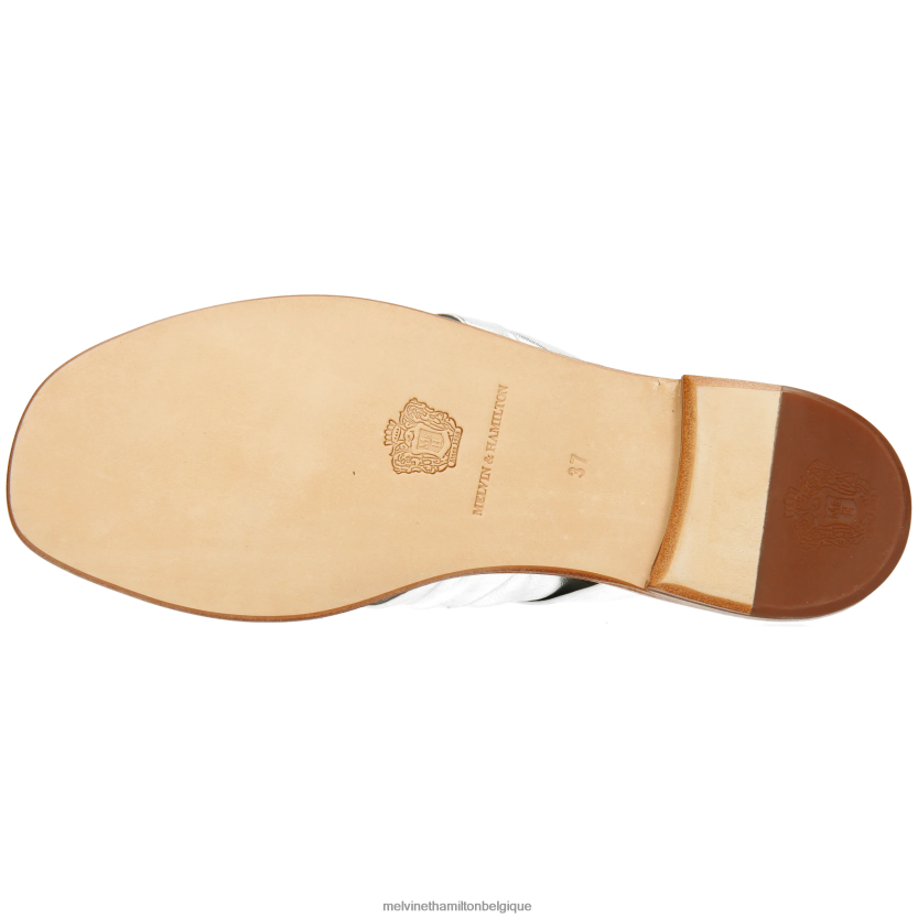 Melvin & Hamilton femmes Élodie 22 R442281553 mules argent
