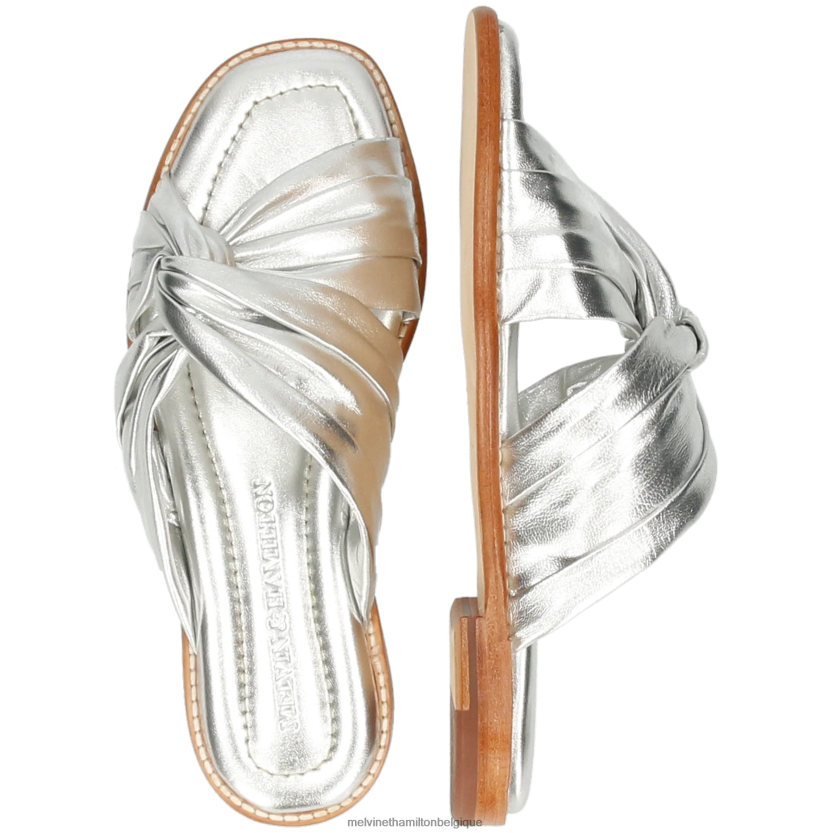 Melvin & Hamilton femmes Élodie 22 R442281553 mules argent