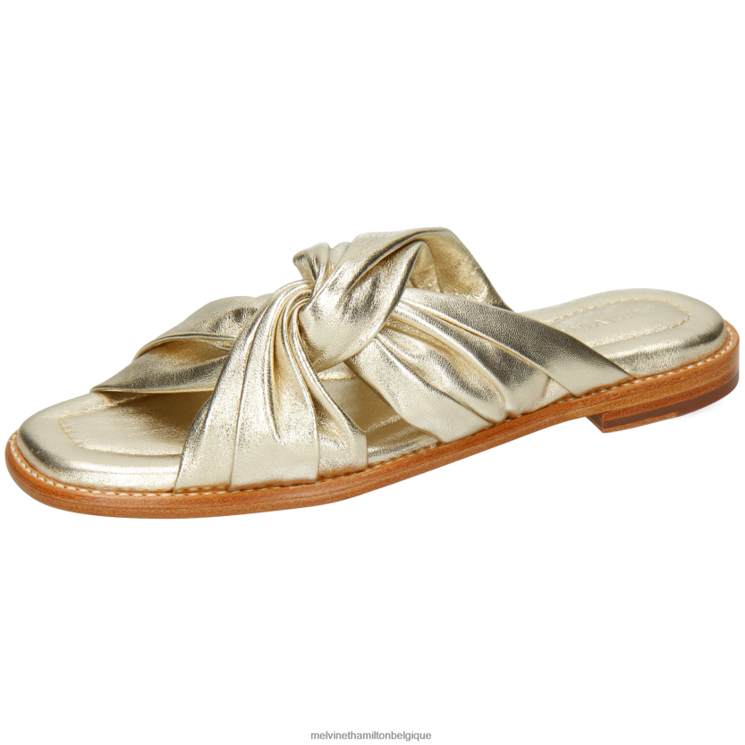 Melvin & Hamilton femmes Élodie 22 R442281601 mules or