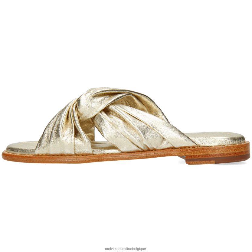 Melvin & Hamilton femmes Élodie 22 R442281601 mules or