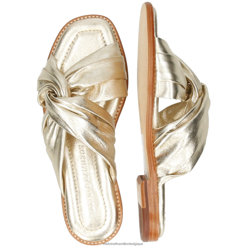 Melvin & Hamilton femmes Élodie 22 R442281601 mules or