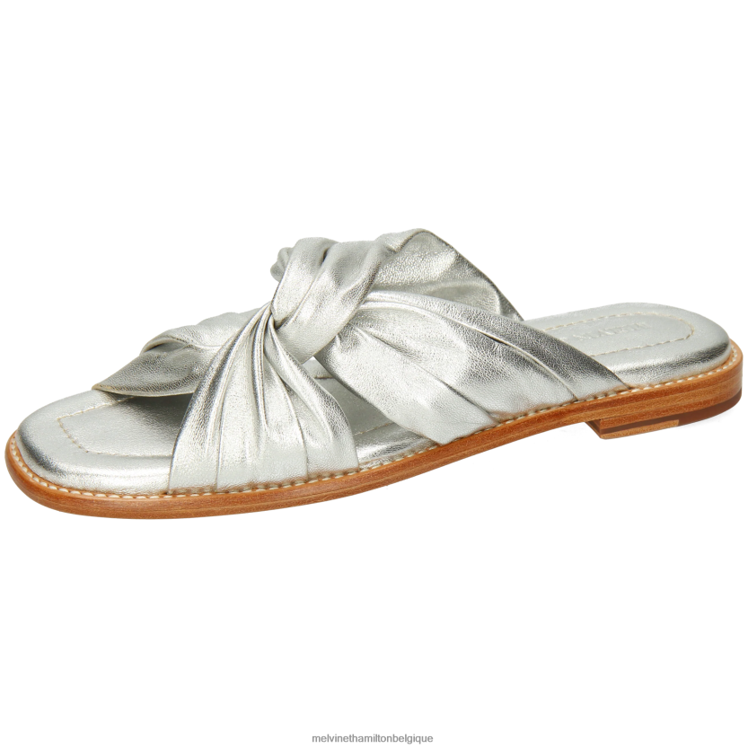 Melvin & Hamilton femmes Élodie 22 R442281614 mules argent