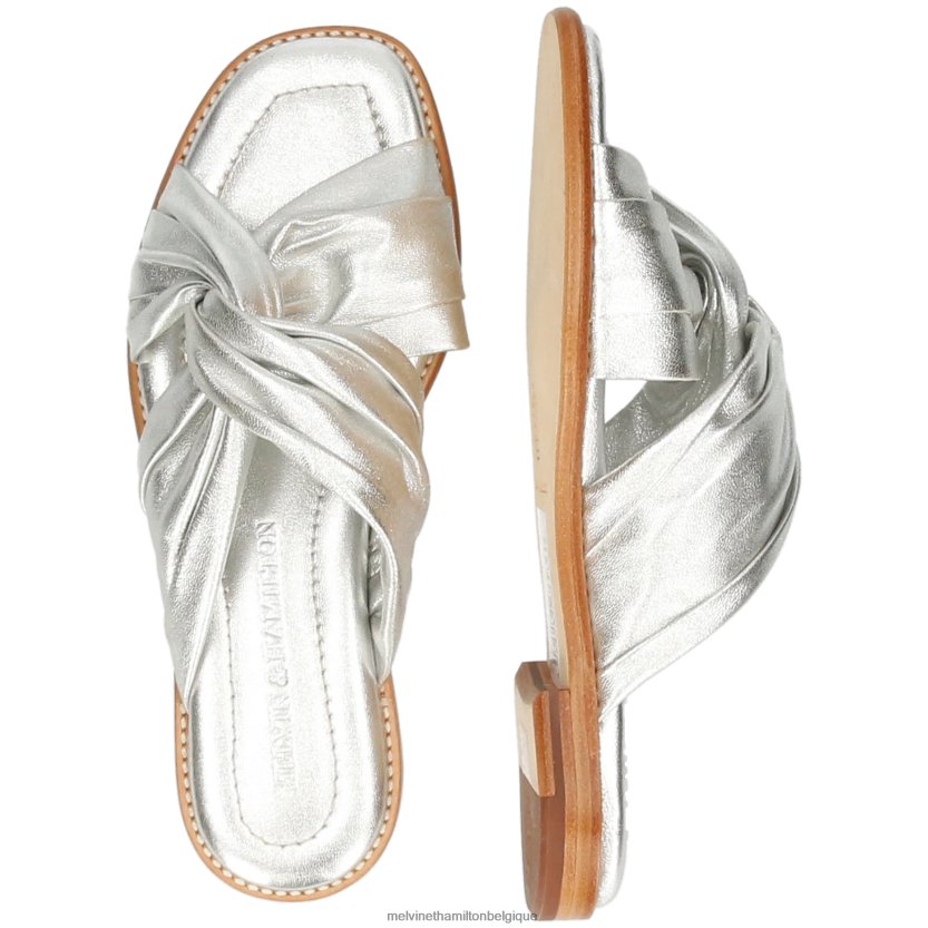 Melvin & Hamilton femmes Élodie 22 R442281614 mules argent