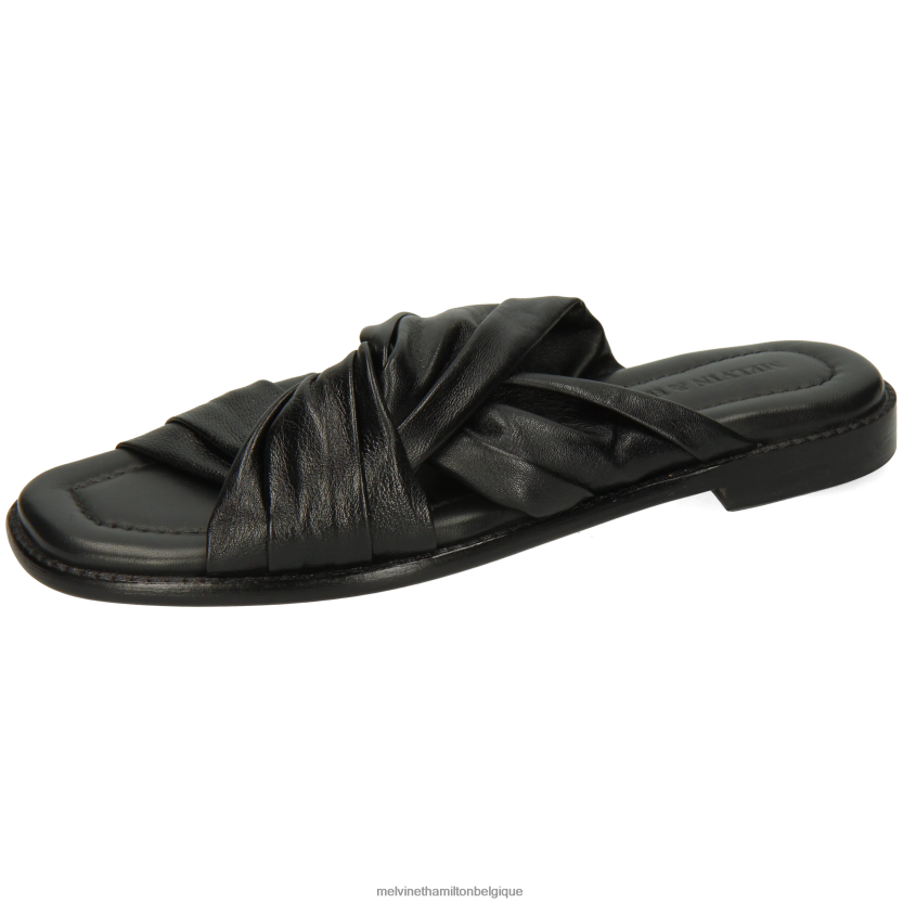 Melvin & Hamilton femmes Élodie 22 R442281617 mules noir