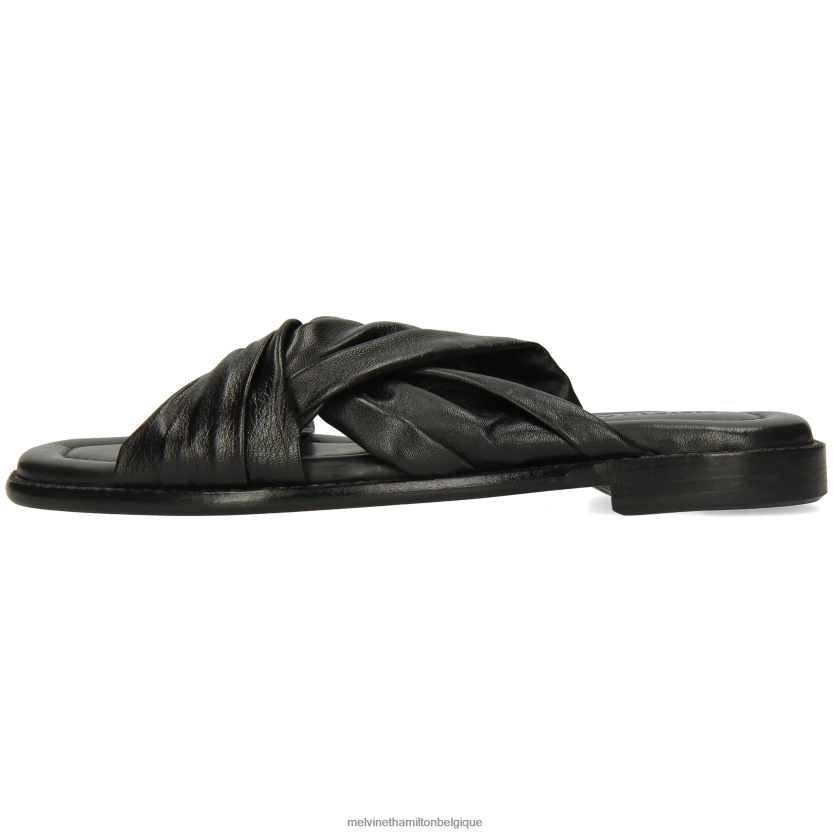 Melvin & Hamilton femmes Élodie 22 R442281617 mules noir