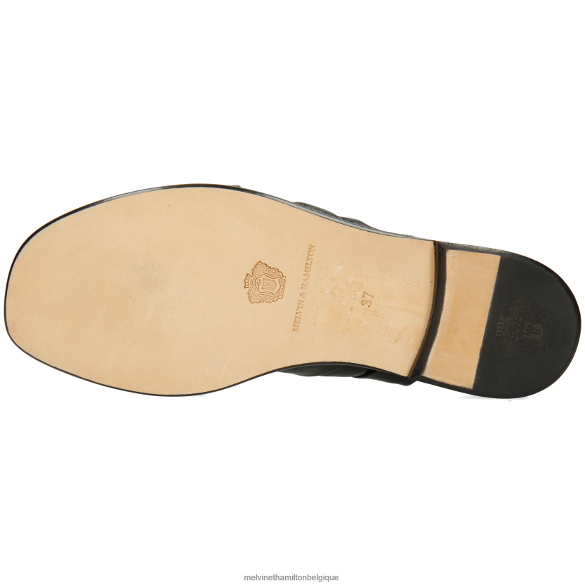 Melvin & Hamilton femmes Élodie 22 R442281617 mules noir