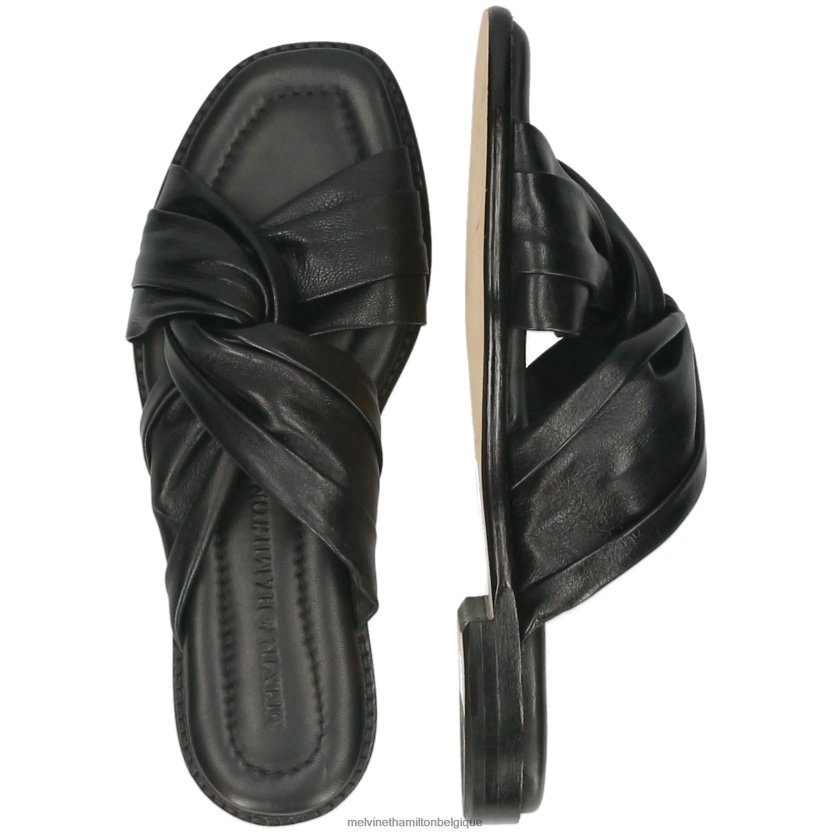 Melvin & Hamilton femmes Élodie 22 R442281617 mules noir