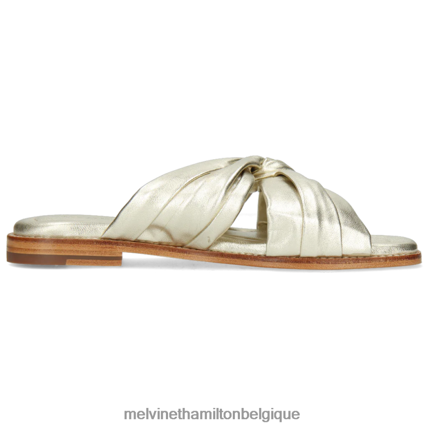 Melvin & Hamilton femmes Élodie 22 R442281654 mules or