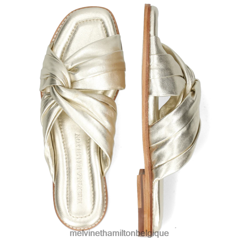 Melvin & Hamilton femmes Élodie 22 R442281654 mules or