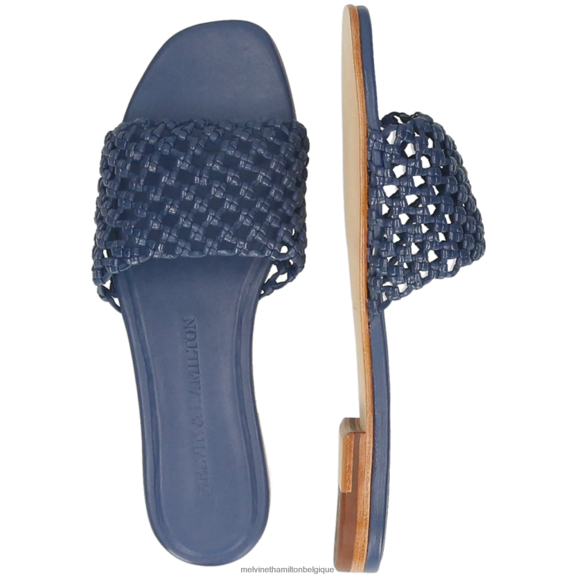 Melvin & Hamilton femmes Élodie 32 R442281622 mules bleu