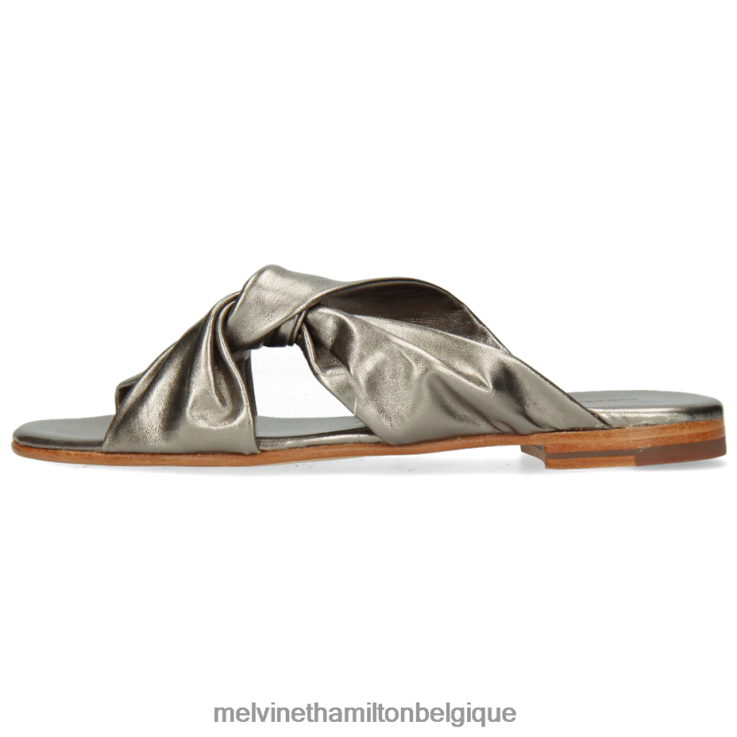 Melvin & Hamilton femmes Élodie 35 R442281725 mules argent