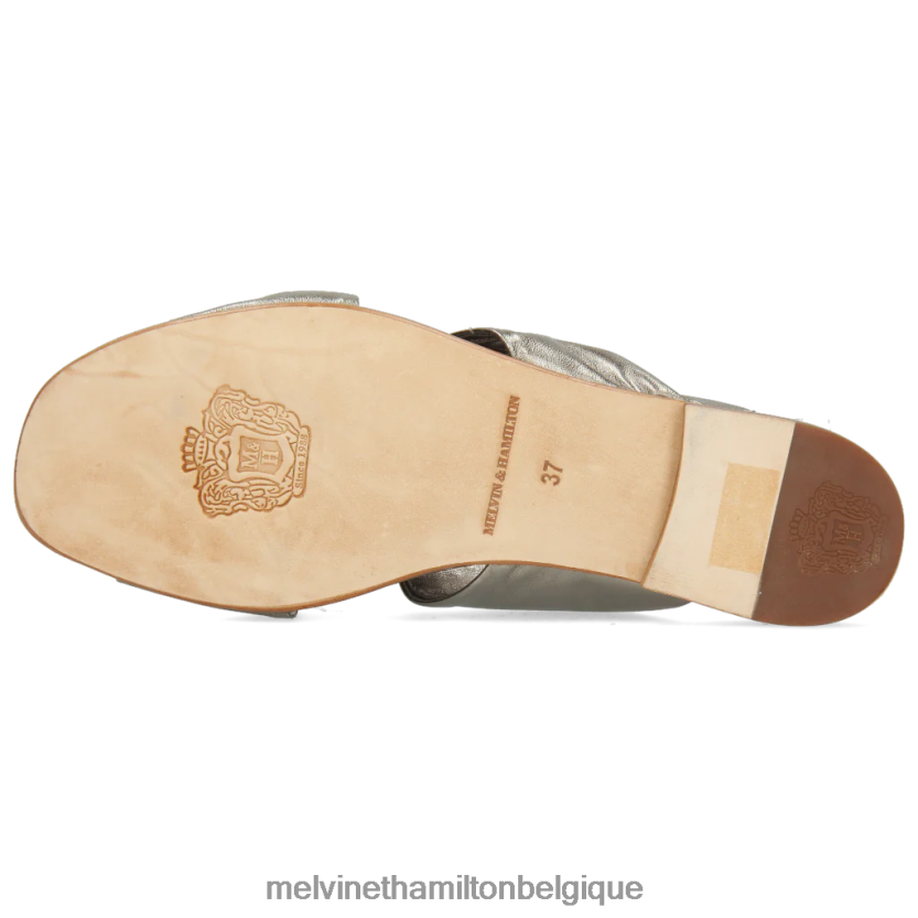 Melvin & Hamilton femmes Élodie 35 R442281725 mules argent
