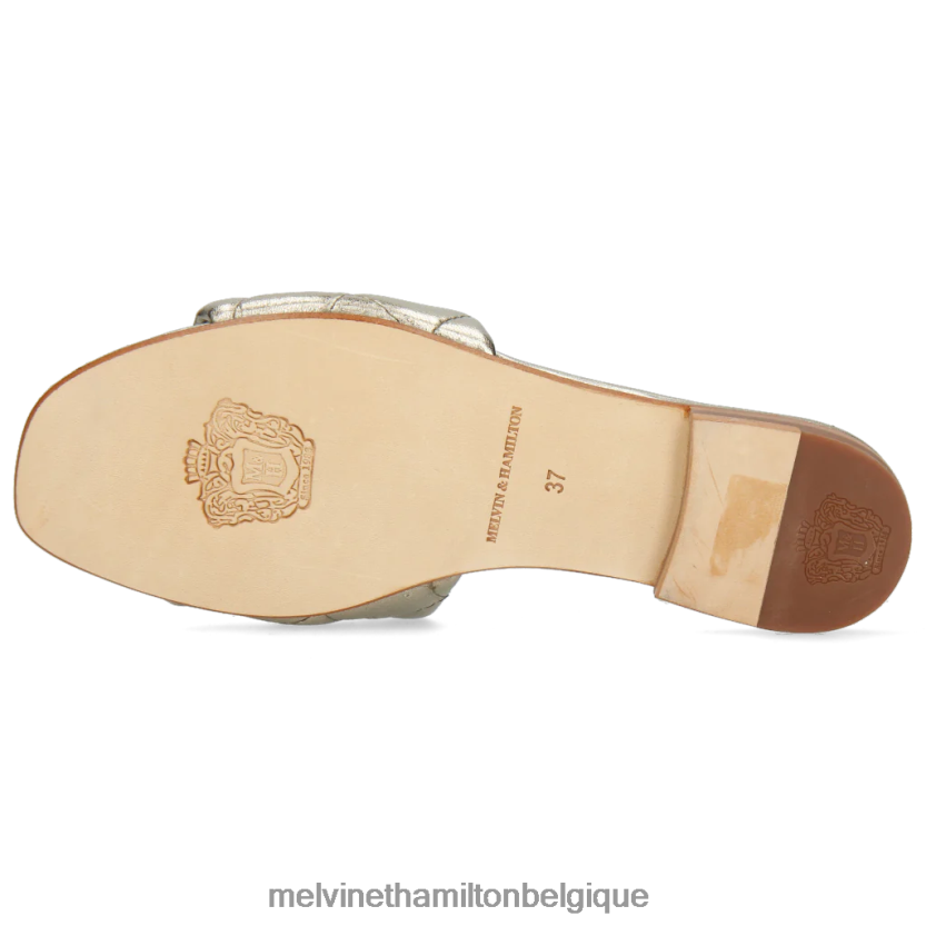 Melvin & Hamilton femmes Élodie 37 R442281663 mules or