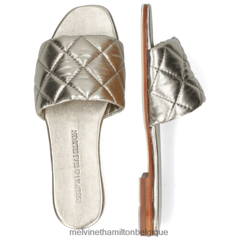 Melvin & Hamilton femmes Élodie 37 R442281663 mules or