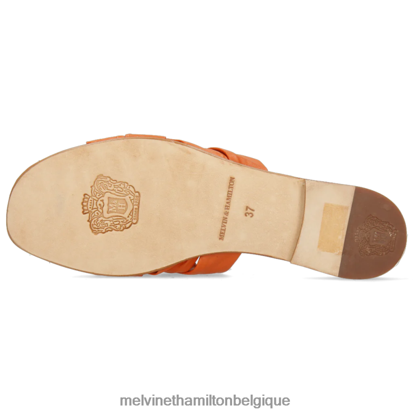 Melvin & Hamilton femmes Élodie 46 R442281684 mules orange
